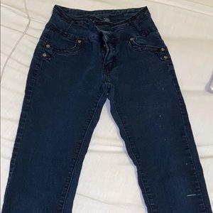 black skinny jeans